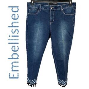 THORN Universal Crop Pants with Embellishments - 16